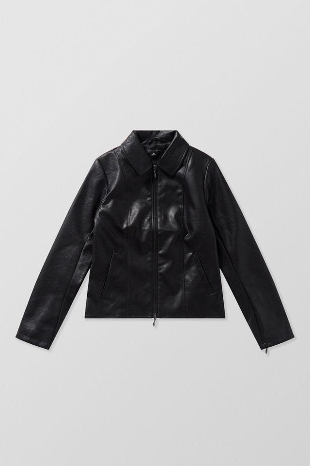 Veste en Similicuir Serpent Ajustée Silence + Noise #8