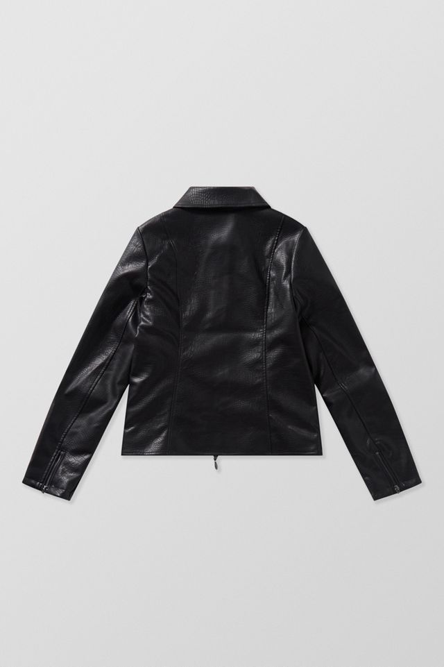 Veste en Similicuir Serpent Ajustée Silence + Noise #9