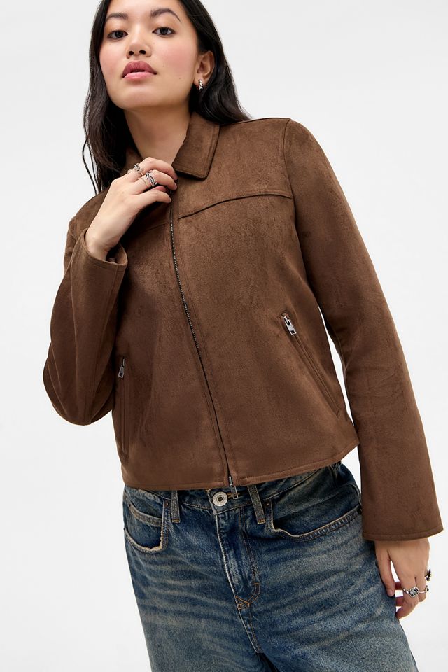 Veste en suédine zippée BDG #10