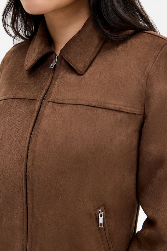 Veste en suédine zippée BDG #11