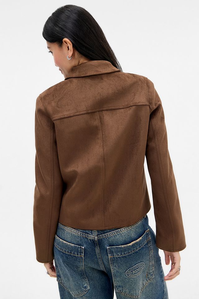 Veste en suédine zippée BDG #12