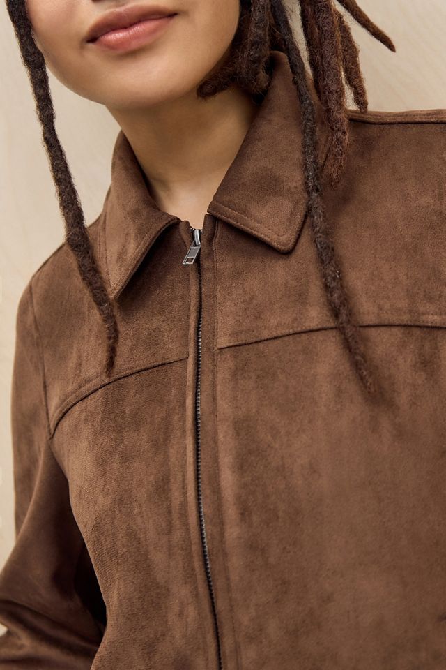 Veste en suédine zippée BDG #3