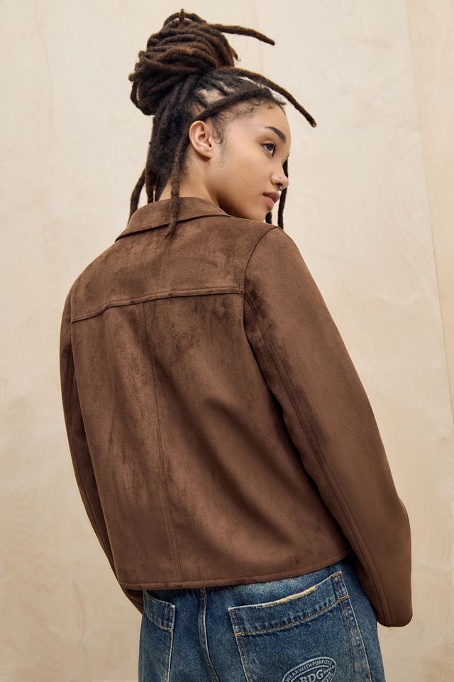 Veste en suédine zippée BDG #4