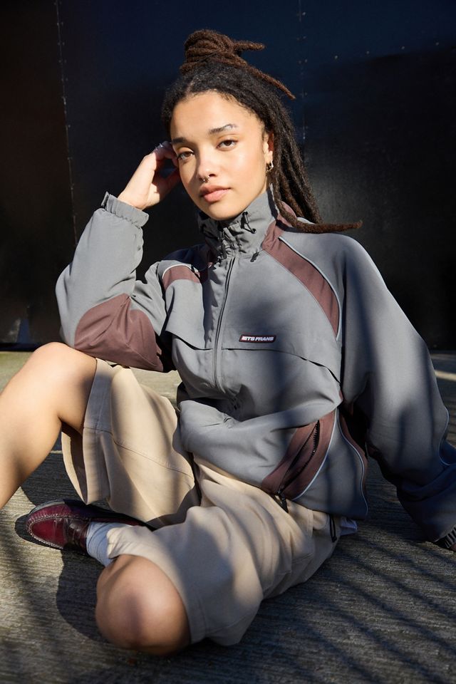 iets frans... Tyla Panelled Shell Jacket #4