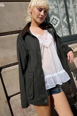 BDG Nina Water Resistant Wax Jacket