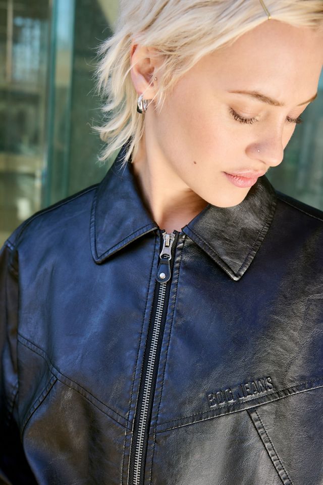 BDG Fran Kunstleder Bomberjacke #2