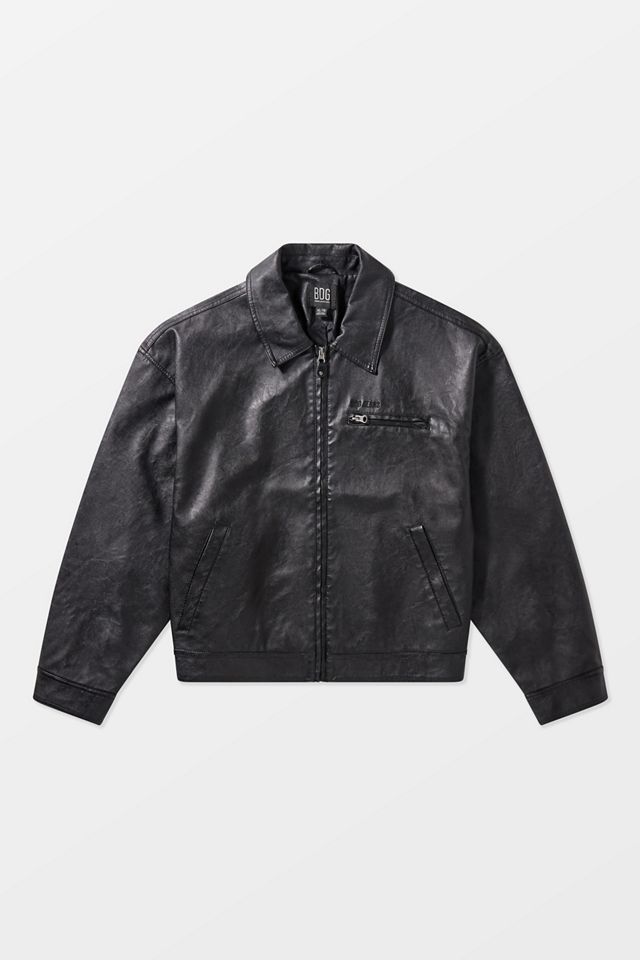 Giacca in Finta Pelle Luca Shrunken BDG #7