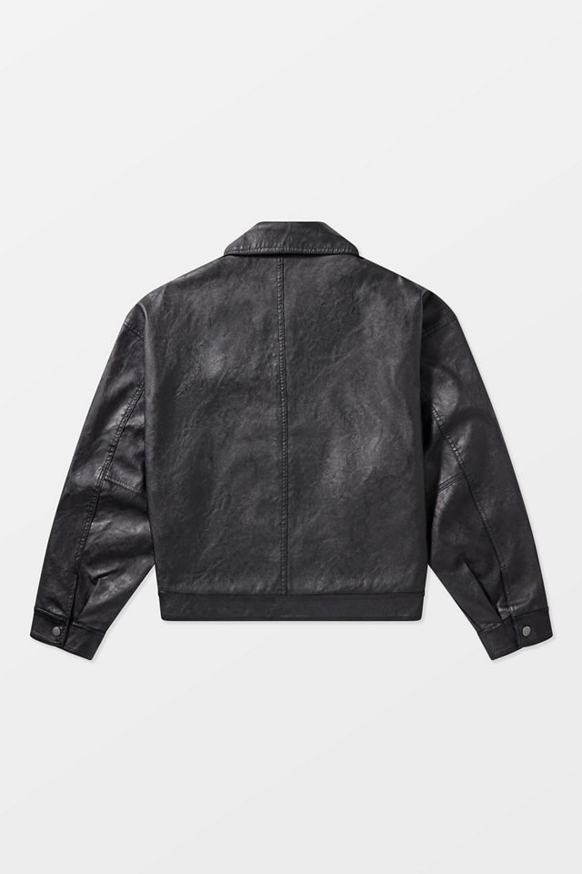 Giacca in Finta Pelle Luca Shrunken BDG #8