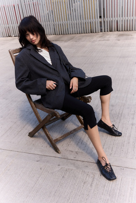 UO Wool Blazer Jacket - Grey XS at Urban Outfitters