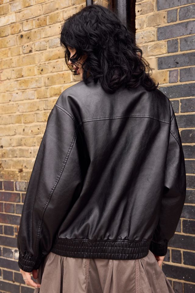 BDG Giacca Bomber Frankie in Finta Pelle #4