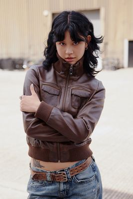 BDG Romy Faux Leather Jacket