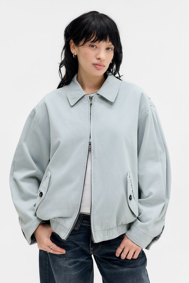 Veste Harrington réversible à carreaux BDG #2