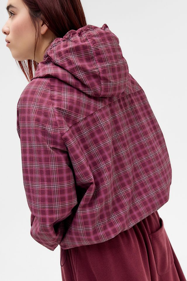 iets frans... Carter Check Water Resistant Windbreaker Jacket #3