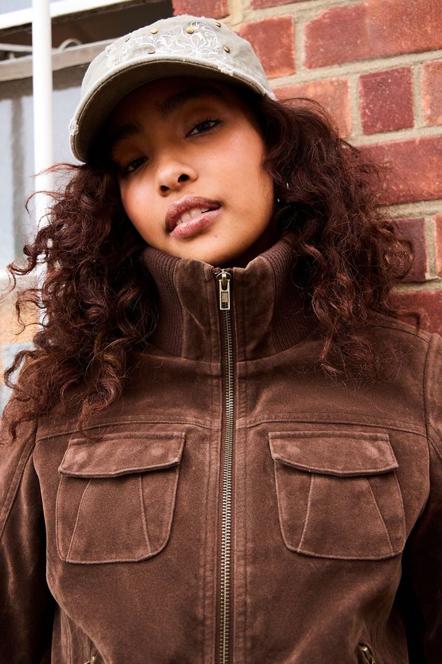 Chaqueta BDG Romy de Gamuza Sintética #1