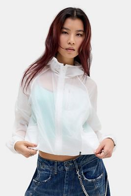 iets frans... Transparente Shell-Jacke