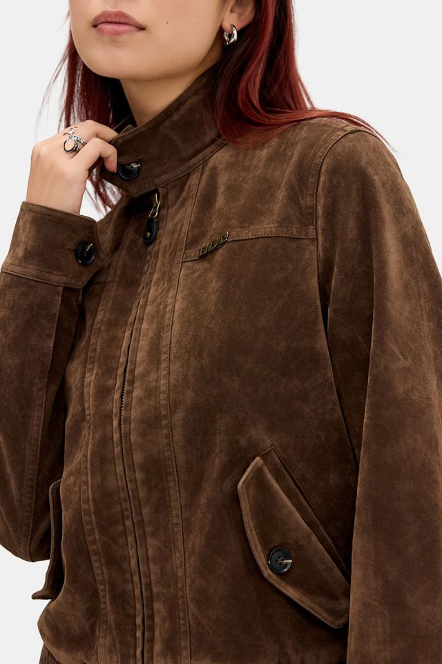 Veste BDG Roxy en faux daim brun #2