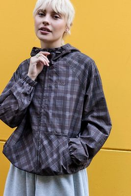 iets frans... Carter Check Water Resistant Windbreaker Jacket