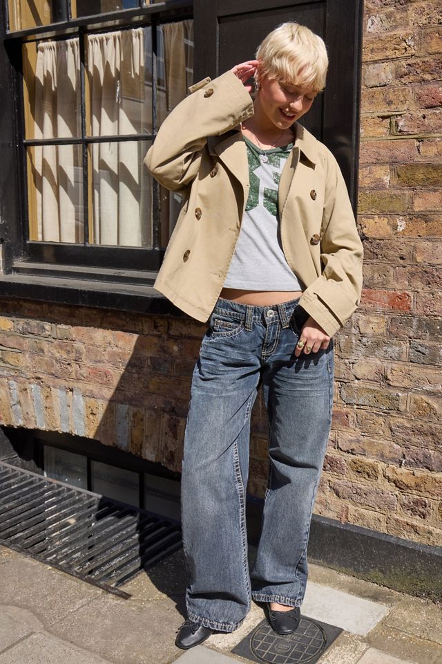 BDG Double Breasted Cotton Trench Coat #2