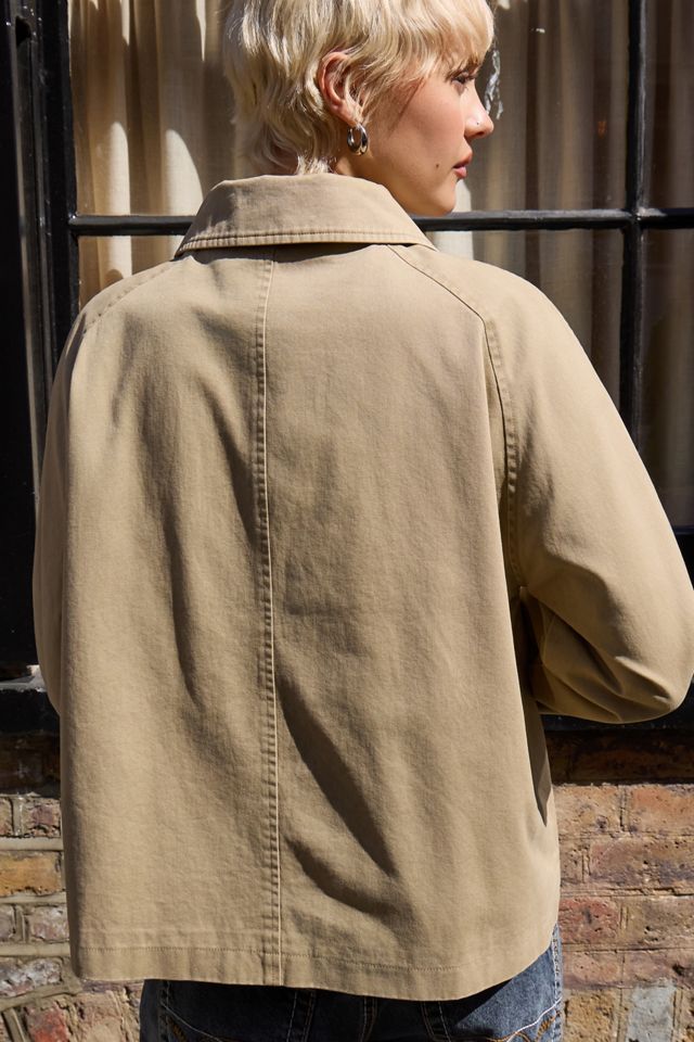 BDG Double Breasted Cotton Trench Coat #3