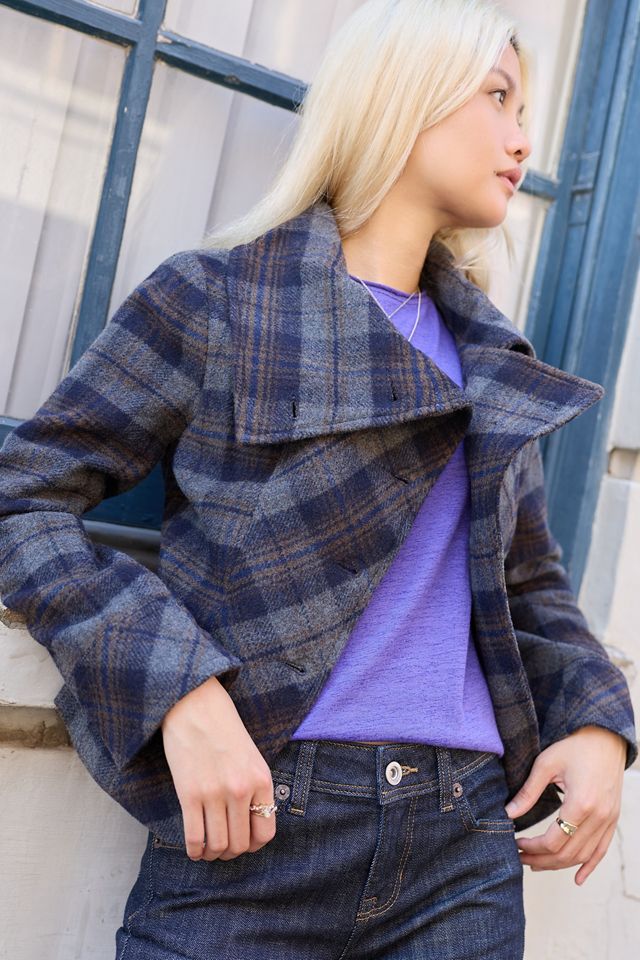 Veste en laine asymétrique UO Etna #3