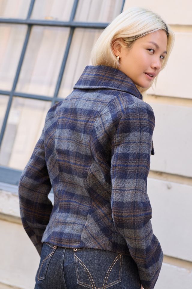 Veste en laine asymétrique UO Etna #4