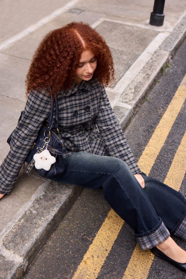 Kimchi Blue Annie Check Peacoat #2