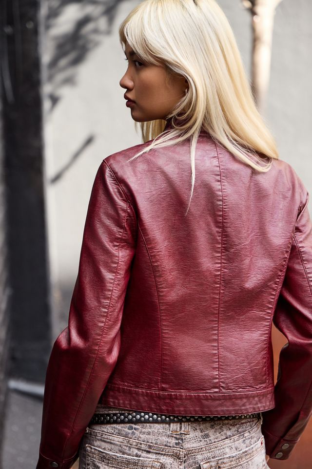Veste moto en simili cuir Alexis Silence + Noise #3
