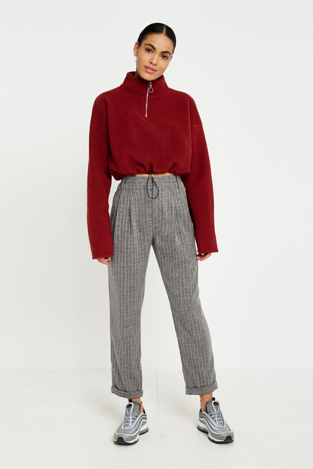 Light Before Dark Fleece Funnel Neck Track Top #2