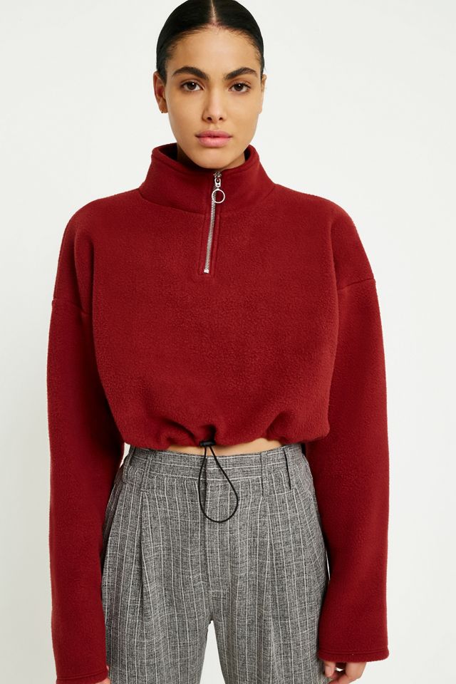 Light Before Dark Fleece Funnel Neck Track Top #3