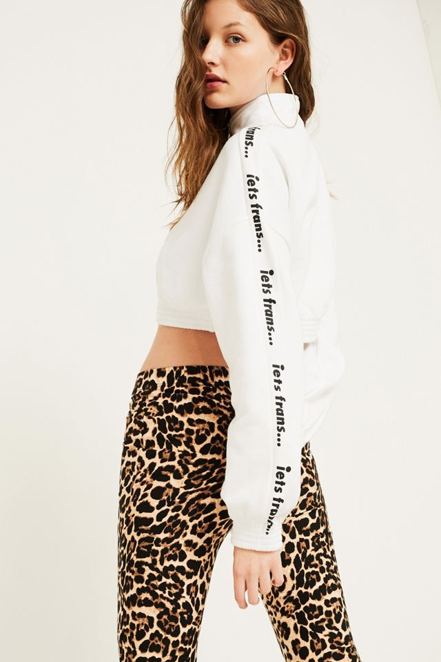 iets frans…White Logo Taped Sleeve Track Top #4