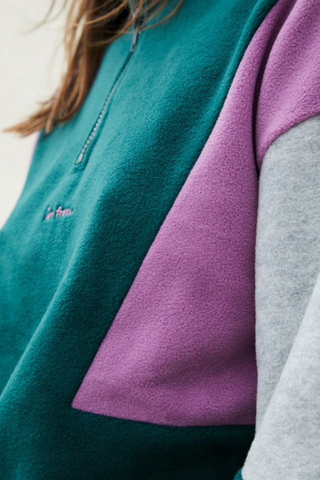 iets frans... Green Panelled Track Top #2