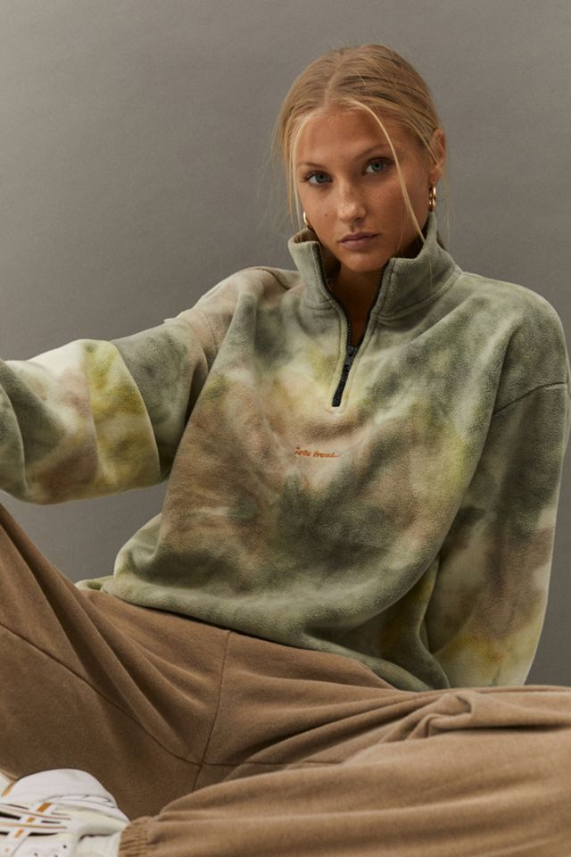 iets frans... – Batik-Sweatshirt aus Fleece mit Reißverschluss  #3