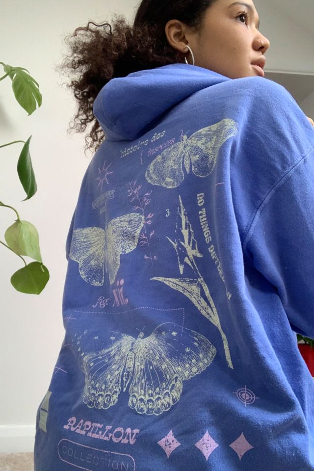 Urban outfitters blue clearance hoodie