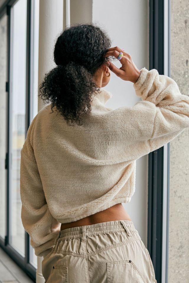 Urban outfitters cropped fleece sales