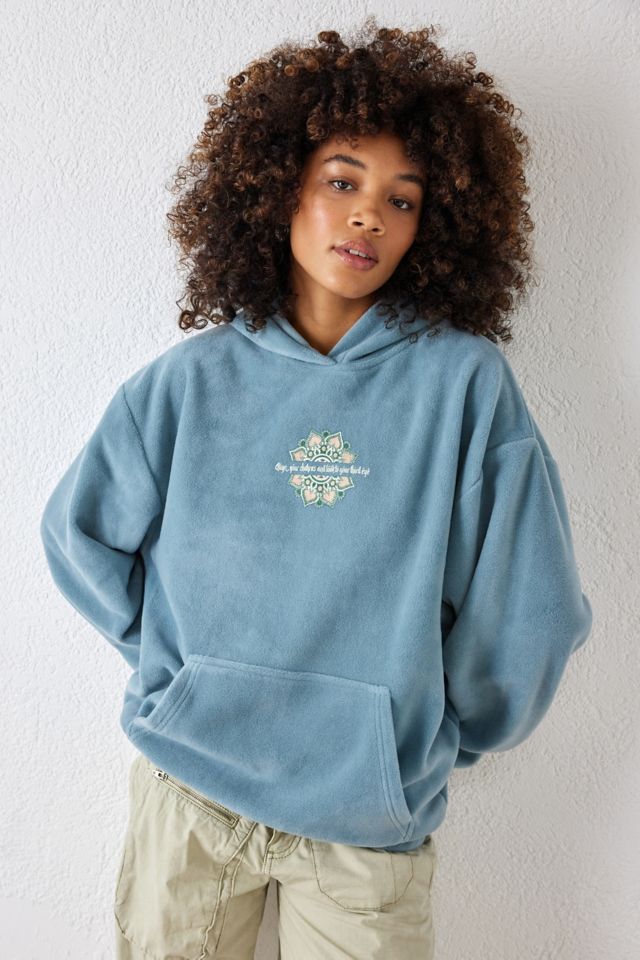 UO Mandala Fleece Hoodie | Urban Outfitters UK