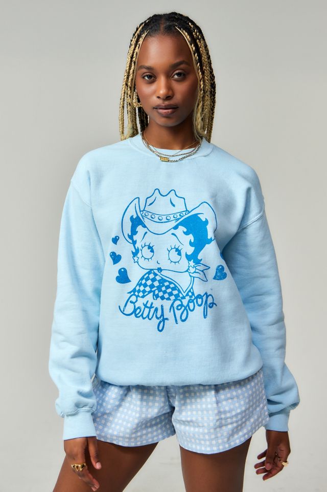 Betty boop crewneck sweatshirt sale