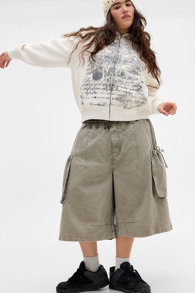 Sweat à capuche zippé UO Grunge Script #5
