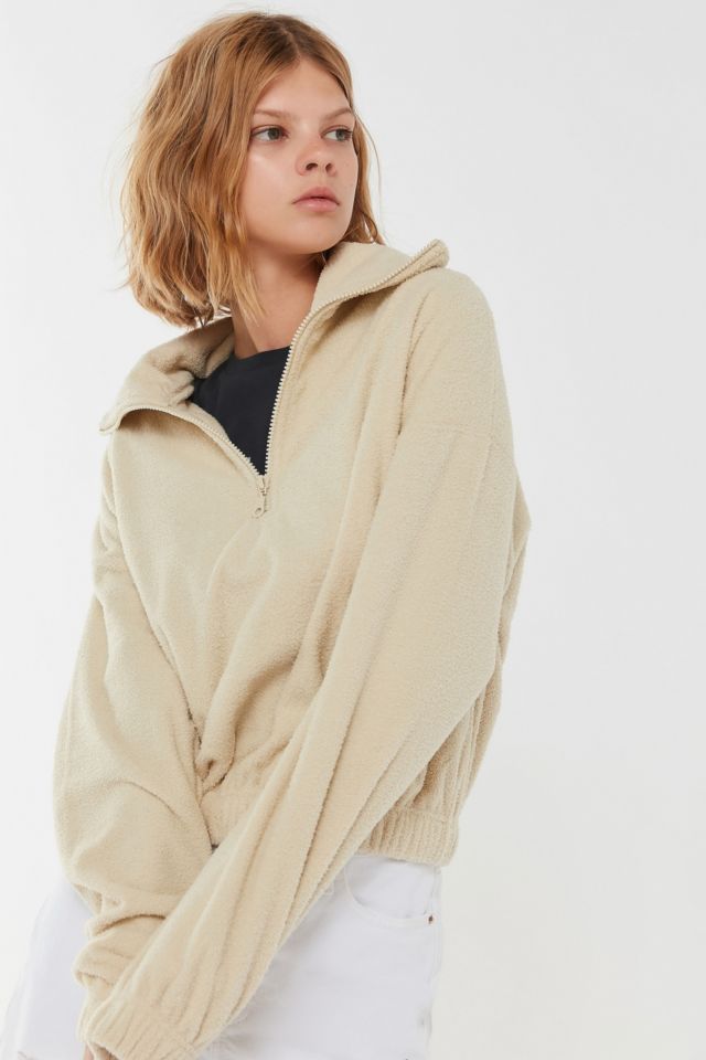 Urban outfitters half zip fleece sale