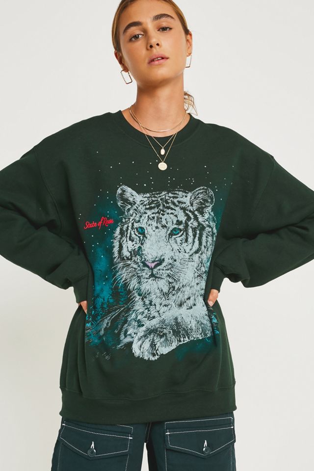 Urban Outfitters – Sweatshirt „Tiger“ mit Rundhalsausschnitt #1