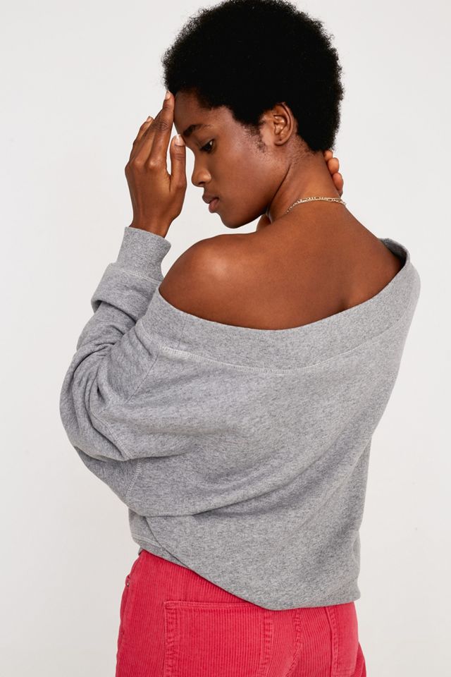 UO '80s Off-The-Shoulder Sweatshirt #3