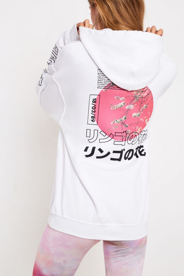 UO Apple Blossom Hoodie Urban Outfitters UK