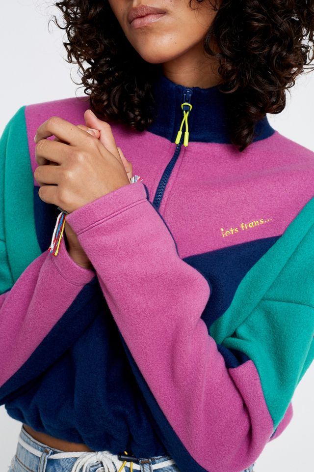 iets frans... Chevron Colourblock Track Top #1