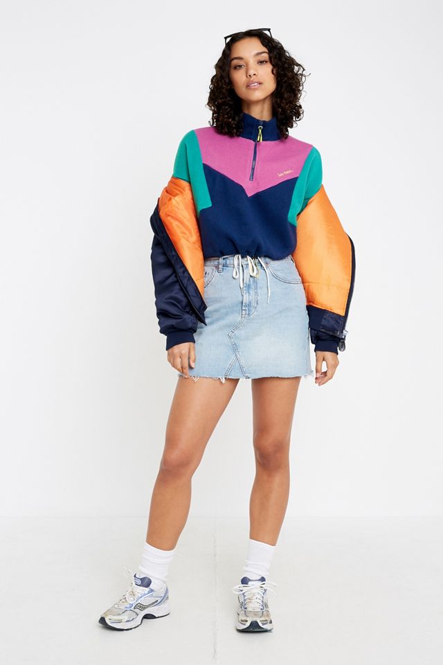 iets frans... Chevron Colourblock Track Top #2