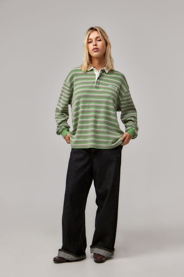 BDG Mint Waffle Rugby Top