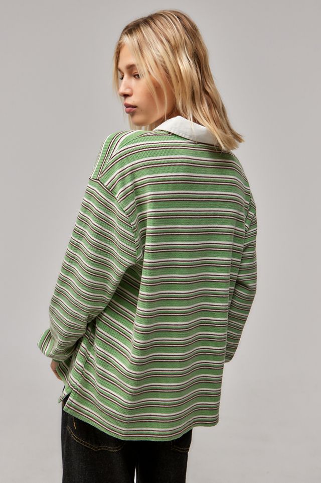 BDG Mint Waffle Rugby Top
