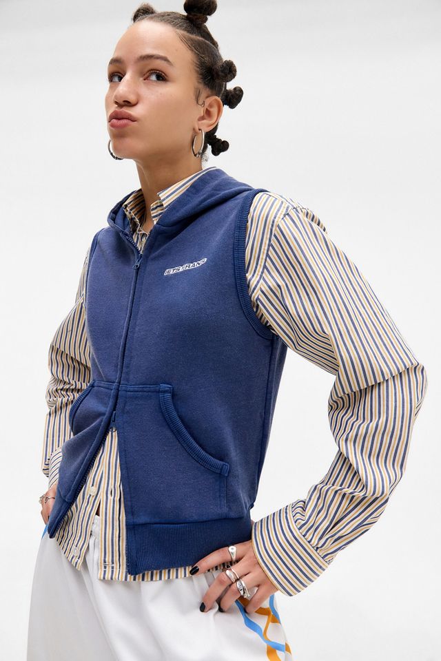 iets frans... Sleeveless Zip-Through Hoodie #7