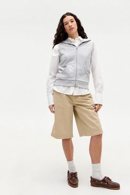 iets frans... Sleeveless Zip-Through Hoodie