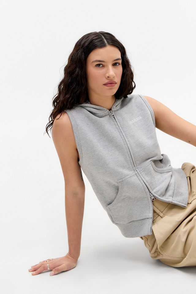iets frans... Sleeveless Zip-Through Hoodie #4