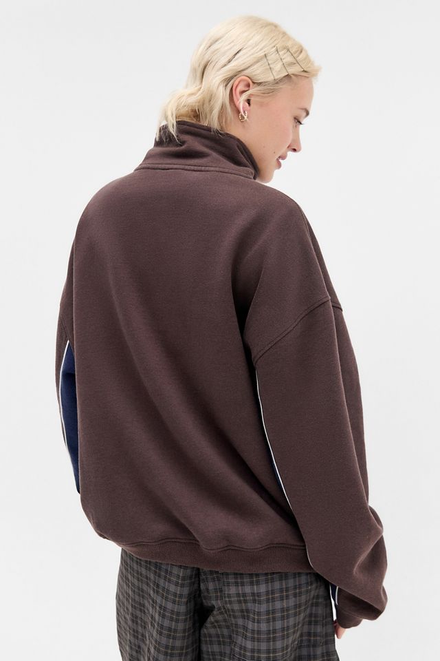 iets frans... Silas Panel Quarter-Zip Sweatshirt #3