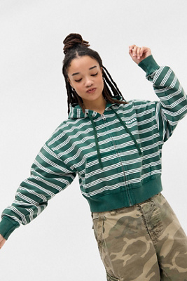 Sweat à capuche rayé facile en taille: XS - BDG - Modalova